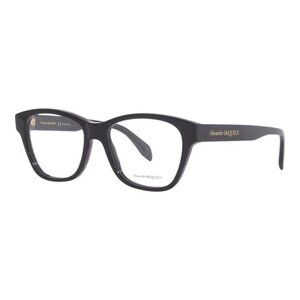 NEW ALEXANDER MCQUEEN EYEGLASSES BLACK UNISEX EYEWEAR